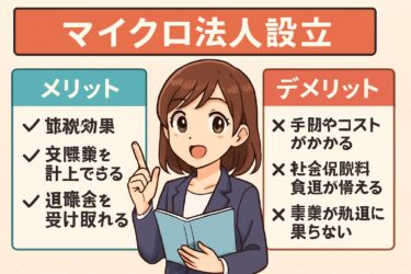 マイクロ法人のメリットデメリットとは？副業・フリーランスのための活用法と注意点