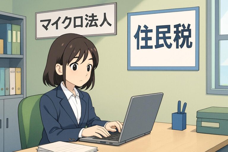 赤字でもかかる？マイクロ法人の住民税「均等割」の仕組みと具体的な納税額
